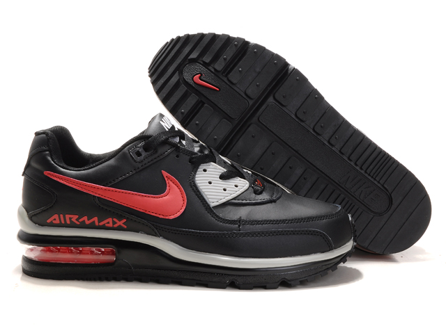 New Men\'S Nike Air Max Ltd Black/Gray/Red